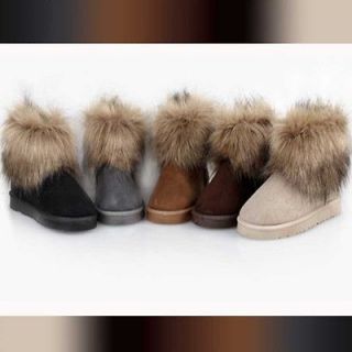 new women fashion cheap winter fur mid calf warm snow boots 8 styles 