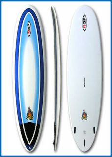 used 7 10 nsp funboard e2 epoxy surfboard mini longboard