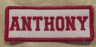   Rectangle Patch Crest Name Uniform Biker Motorcycle Tag Personalized