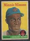 1958 topps minnie minoso vg+ cleveland indians 295 buy it