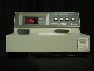 Milton Roy Spectronic 21D UV Spectrophotometer w/ Cuevett Holder