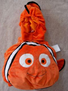 NEW  Nemo Plush Halloween Costume 2 piece Sz 6 9 Mths