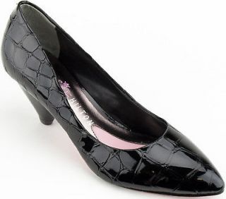 PARIS HILTON Women Shoes Pamela Kitten Heel 6 Black New in Box