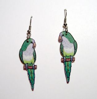 quaker parakeet budgerigar bird jewelry earrings  8