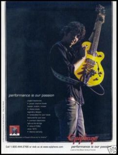PEPPERS GHOST ANTHONY MONTESANO EPIPHONE WILDKAT GUITAR AD 8X11 