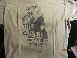 monty python s flying circus god save the queen t shirt xl