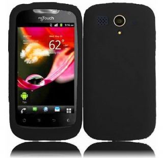   Huawei MyTouch 2 4G U8680 Black Rubber Gel Silicone Skin Case Cover