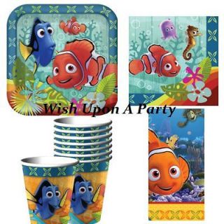   Birthday Party Supplies 8 Large Plates Cups Napkins Tablecover Set