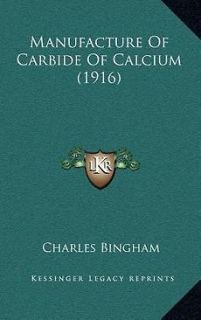 manufacture of carbide of calcium 1916 new 