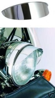 chrome motorcycle bates headlight visor 5 5 from united kingdom