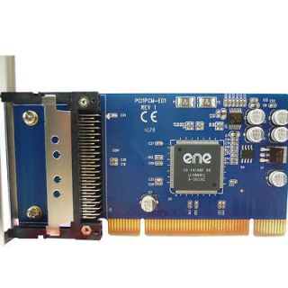 PCI to PCMCIA controller card with low profile PCI bracket cardbus 