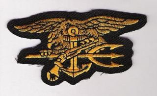   HALLOWEEN COSTUME PARTY PROP PATCH US NAVY SEAL TEAM INSIGNIA PATCH