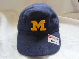 University of Michigan Wolverines NCAA Infant Baby Navy Baseball Hat 