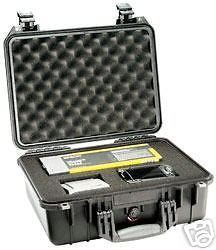 Pelican 1450 Hard Plastic Black Case with Pick and Pluck Foam Set