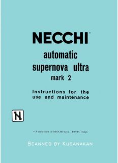 necchi supernova ultra mark 2 instruction manual on cd time