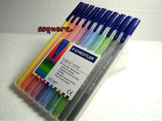 staedtler triplus fineliner 1 0mm pens 10 colours set from