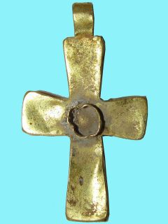 ancient byzantine gold cross pendant from cyprus 