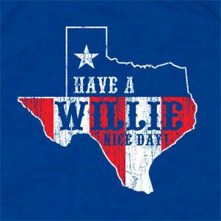 Newly listed HAVE A WILLIE NICE DAY T SHIRT NELSON RETRO TEXAS vintage 
