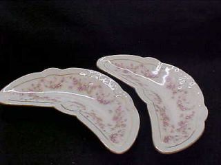 ORLEANS Z.S.& CE BAVARIA CHINA BONE DISHES TWO FOR ONE PRICE