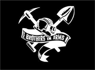   Brothers in Arms Crest Car Truck Window Mirror Decal Sticker Graphic