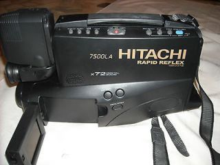 hitachi vm 7500la professional vhs camcorder black from canada time