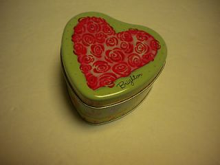 brighton love light candle in heart shape tin nwt time
