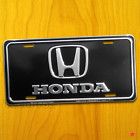 Vintage Honda License Plate Custom Tag Emblem Sign Frame front vanity 
