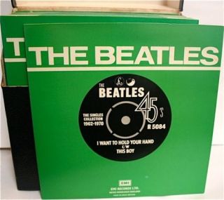 Beatles Singles Collection 1962   1970 7 Vinyl 45RPM Parlophone 