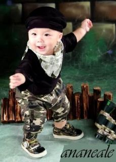 Baby Boy Army 3 Pcs Fancy Dress Suit Outfit 3 6 9 m Navy Police Photo 
