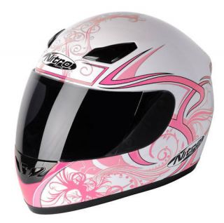 new nitro dynamo motorcycle mot orbike helmet pink more options
