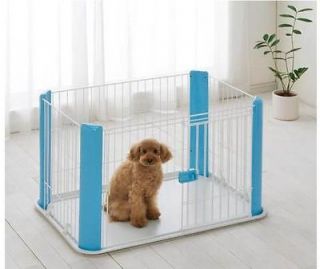 Dog Puppy Pet Playpen with Top Cover,CLS 960, Blue, Dog Puppy Cage
