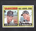 1967 Topps Baseball #93 BOBBY MURCER ROOKIE STARS.EXCELLENT++