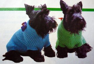 knitting pattern for dog s coat suit terrier 76 from
