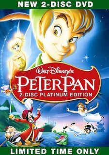 peter pan dvd 2007 2 disc set platinum edition  7 50 10 