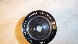 vtg petri camera lens 1 2 8 f 35mm 803393