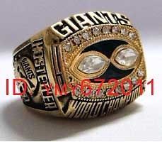 1990 NFL New York Giants SUPER BOWL Championship Champions Ring