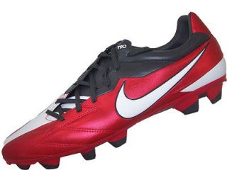 Mens Nike T90 Strike IV FG Soccer Cleats Size 9 New Red White 