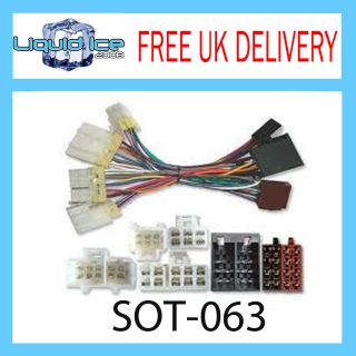 SOT 063 NISSAN ALMERA 1995   2000 ISO CONNECTION PARROT ADAPTOR WIRING 