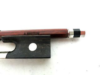 Size A. Breton Violin Bow ITEM MODEL NUMBER AB 112 3/4 Round 