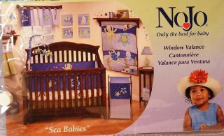 nojo sea babies window valance for baby s room time