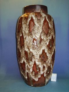 60s german ceramic floor vase fat lava 20 0 from