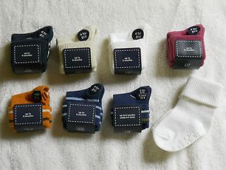 New 8pr Authentic Baby Gap Triple Roll Socks Non Skid 0 6 Months Pick 
