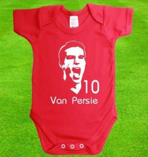 robin van persie football baby grow vest holland bfl29 location united 