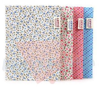 Everyday Life Fabric Diary 4 Colors Undated Journal Planner Scheduler