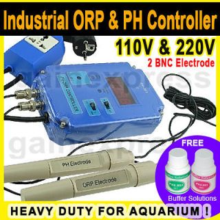 DIGITAL PH ORP CONTROLLER + PH Probe ELECTRODE C02 O3 110V or 220V