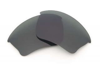   Polarized Stealth Black Replacement Lenses for Oakley Half Jacket XLJ