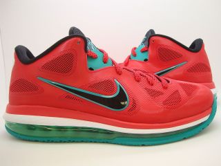 510811 601] Mens Nike Air Max LeBron 9 Low LiverPool Action Red Black 