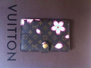authentic louis vuitton murakami cherry blossom wallet