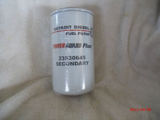 detroit diesel fuel filter power guard 23530645 