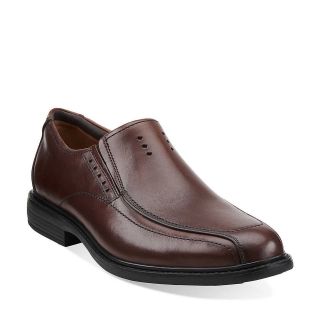 Mens Clarks Unstructured Un.Anders SlipOn Shoe Brown Leather 62157